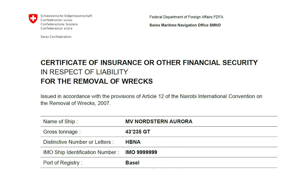 Image Documents numériques de l'État du pavillon
